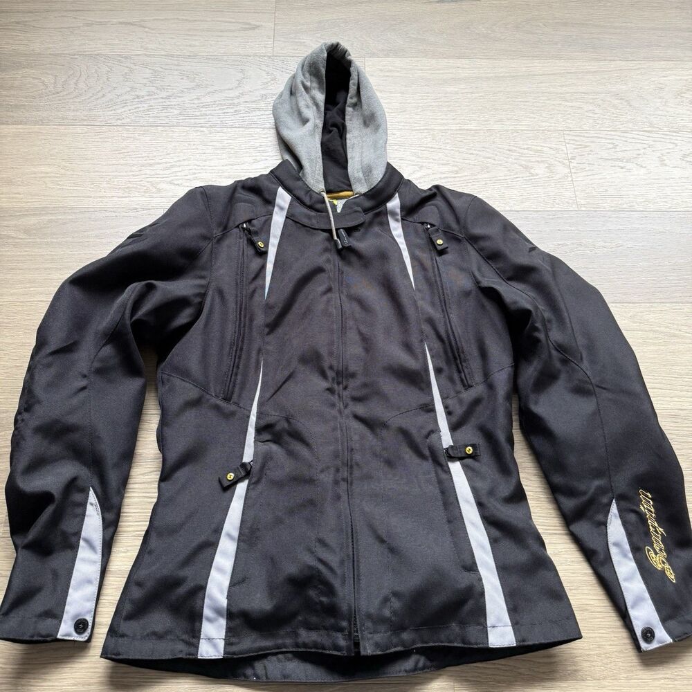 Scorpion Jacket Women Medium Jazmin EXO Padded Removeable Hooded Liner Textile